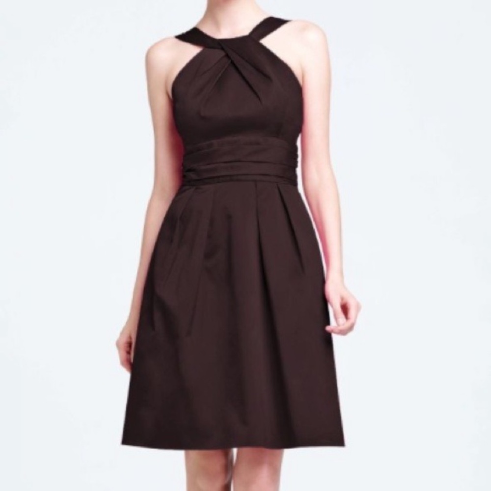 David’s Bridal, Brown dress style 83690 size 8